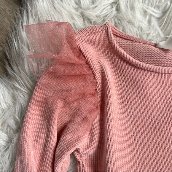 NWOT H&M Pink Sparkly Tulle Dress Size 6X - Picture 3 of 5